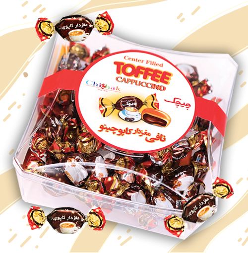 تافی مغزدار کاپوچینو توئیست میکس